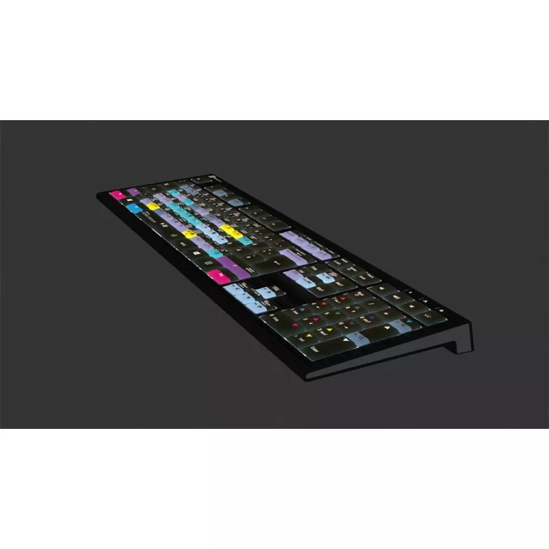 Logickeyboard ASTRA 2 DaVinci Resolve teclado LKB-RESB-A2PC-DE, USB, QWERTZ alemão (DE), PC, preto