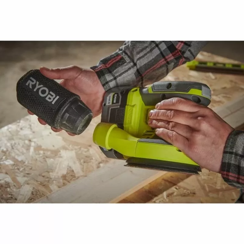 Ryobi RROS18-0 ONE+ 18 V lixadeira orbital a bateria, 125 mm, solo