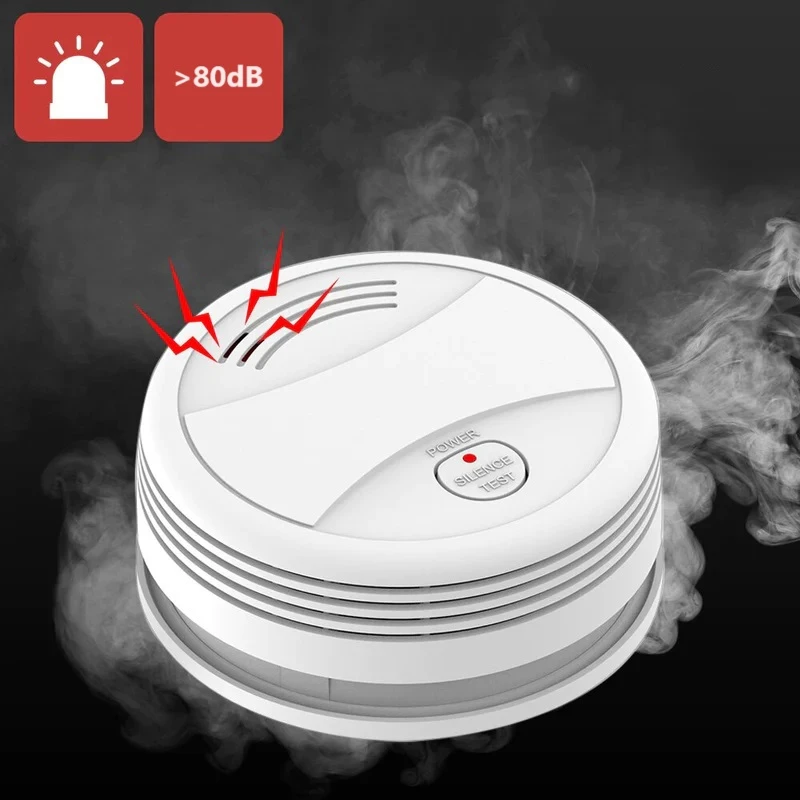 Detetor de fumo Spring 0 WLAN fotoelétrico branco