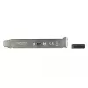 Chapas de slot DeLOCK 89937 com 1 x conector USB Type-C