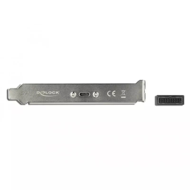 Chapas de slot DeLOCK 89937 com 1 x conector USB Type-C