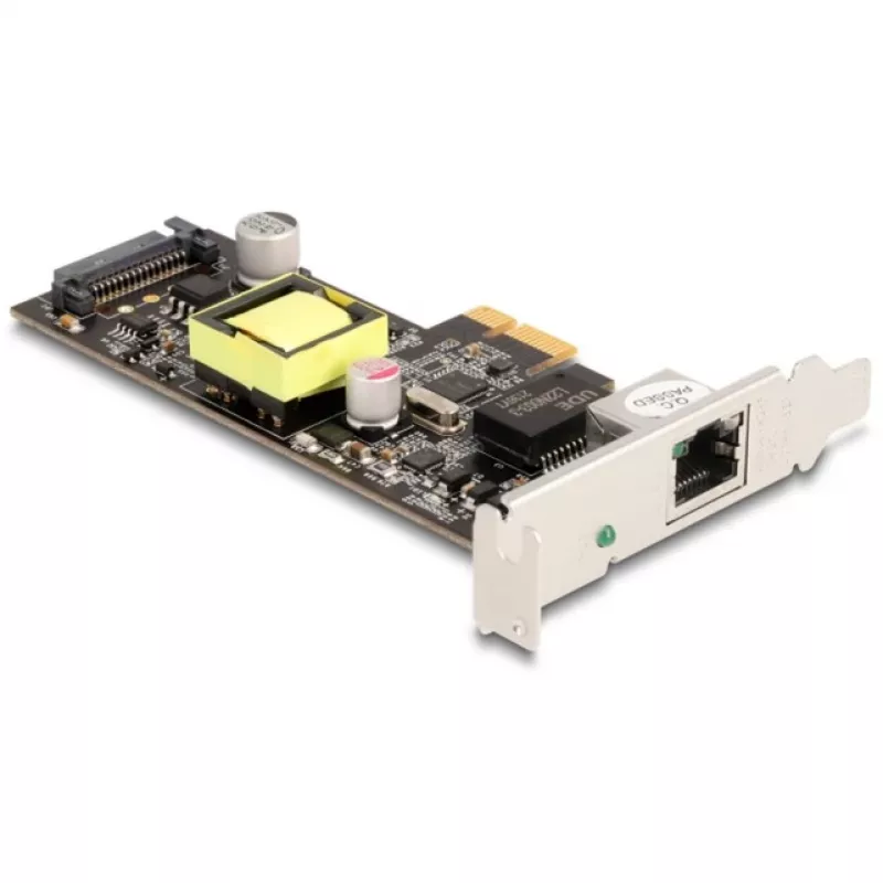Placa de rede DeLOCK 88506 PCI Express x1, 1 x RJ45 2,5 Gigabit LAN PoE+