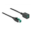 Cabo de extensão USB com alimentação DeLOCK 85980 12 V 1 m