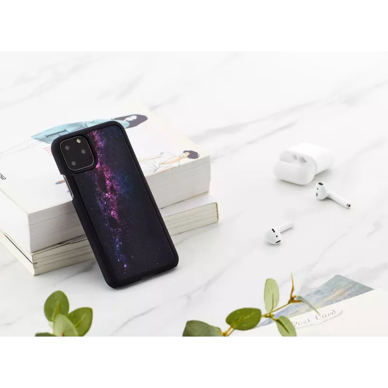 Capa para telemóvel iKins para iPhone 11 Pro – milky way preta capa de proteção