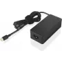 Fonte de alimentação USB-C 65W Lenovo 02DL110 com cabo de alimentação