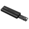 Caixa externa para SSD QOLTEC NV2270 para unidades M.2 SATA/NVMe, USB-C, até 2 TB
