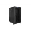 Armário rack autónomo LANBERG FF01-6822-12BL 22U preto 1200 kg