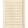 Separadores Soennecken 121009220 24×30 cm, 190 g/m², 11 furos