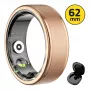 Anel inteligente MANTA SR01GD 62mm OneRing Gold — tamanho 62, acabamento dourado metálico