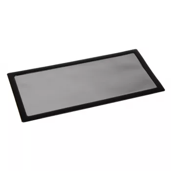 Filtro de poeira DEMCiflex 0320 para caixa de PC, 142×287 mm, preto/cinzento