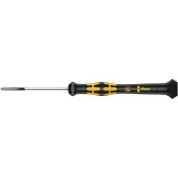 Wera Chave de fendas ESD fenda 1578 A Kraftform Micro Largura da lâmina: 2,5 mm Comprimento da lâmina: 40 mm (05030108001)