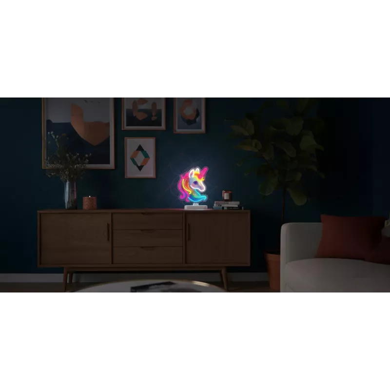 Candeeiro de mesa LED MANTA MASNL128MT — luz noturna decorativa de unicórnio