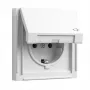 Tomada Schuko Gira TX_44 branco puro, modelo 445466