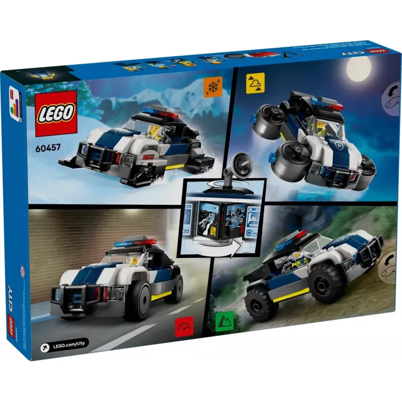 LEGO CITY 60457 Garagem de Carro de Polícia Personalizada