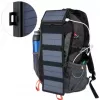 PowerNeed ES20000B painel solar dobrável com power bank, 9 W, 20000 mAh, Li-Poly, 2x USB 2 A, preto