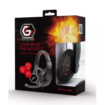 Auscultadores/headset Gembird GHS-402 com fios com arco gaming preto
