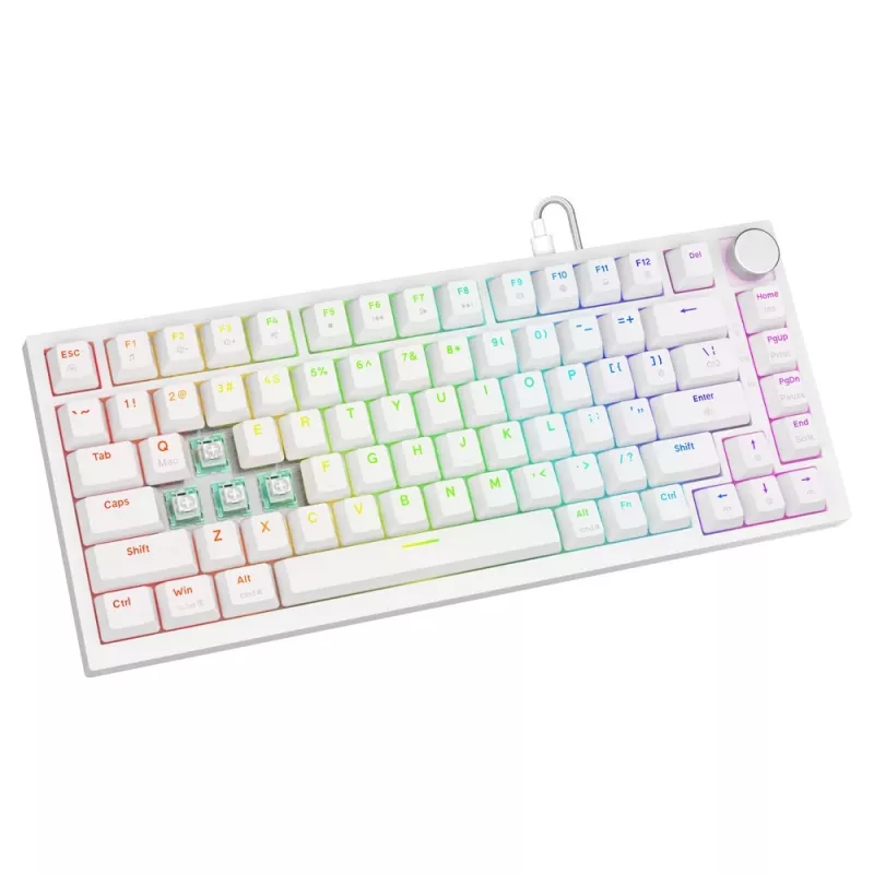 Savio ASTRAL WHITE JADE Teclado Gaming USB QWERTY US International