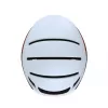 Capacete aberto Livall EVO21 branco construção de casco híbrido
