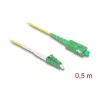 Cabo de fibra ótica InfiniBand DeLOCK 83234 0,5 m LC SC LC/APC amarelo