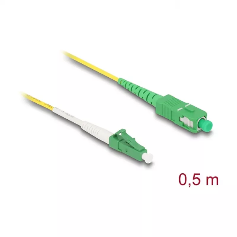 Cabo de fibra ótica InfiniBand DeLOCK 83234 0,5 m LC SC LC/APC amarelo