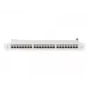 Painel de ligações Lanberg PPS7-1024-S de 19 polegadas 1U, 24 portas, Cat7, FTP blindado, cinzento