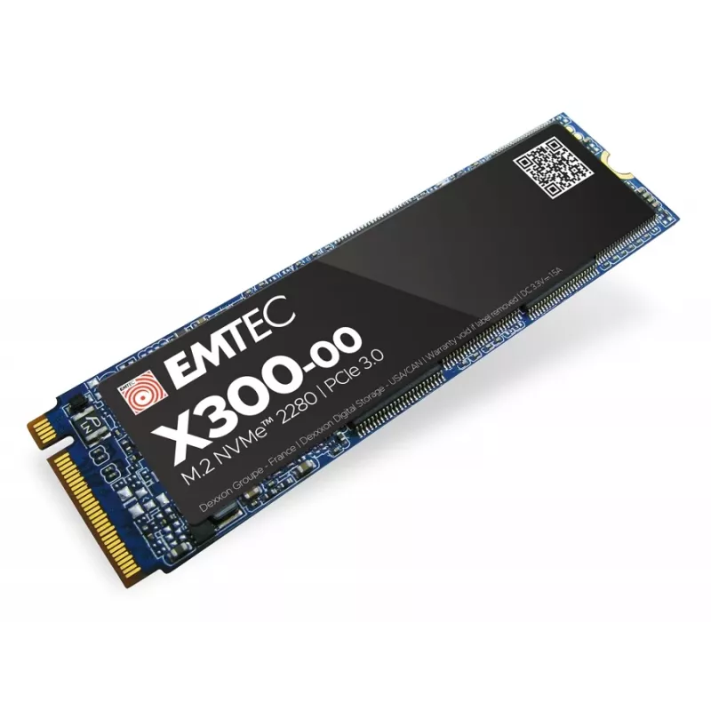 SSD interna M.2 2280 NVMe EMTEC X300 Power Pro 2 TB PCIe Gen3 x4 — 2500/2000 MB/s