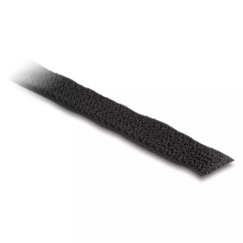 Fita de velcro DeLOCK 5m x 20mm preta nylon