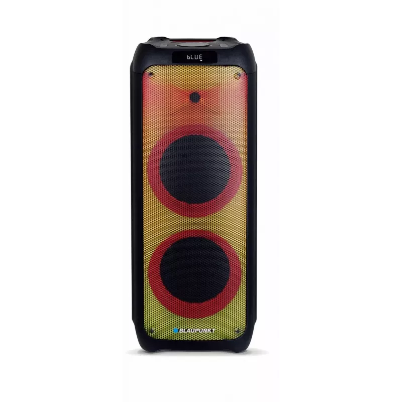 Sistema de karaoke Blaupunkt PB10DB 1000W microfone com fio indicador LED