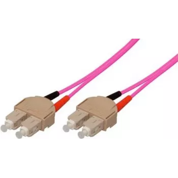 Tecline exertis Connect - cabo patch - SC multimodo (M) para SC multimodo (M) - 25 m - fibra ótica - 50/125 micrómetros - OM4 - água-marinha (39875925)
