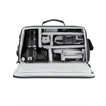 Bolsa fotográfica de tiracolo Puluz (preta)