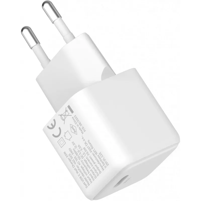 Fonte de alimentação USB‑C YENKEE YAC G20 20W 3A Power Delivery