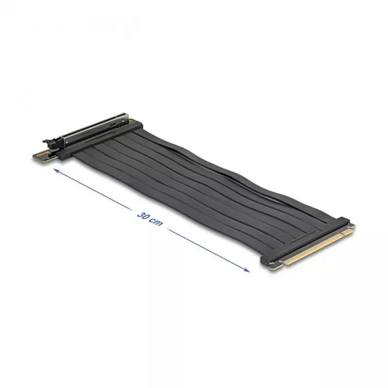 Placa riser DELOCK 81593 PCI Express 5.0 x16, comprimento do cabo 30 cm