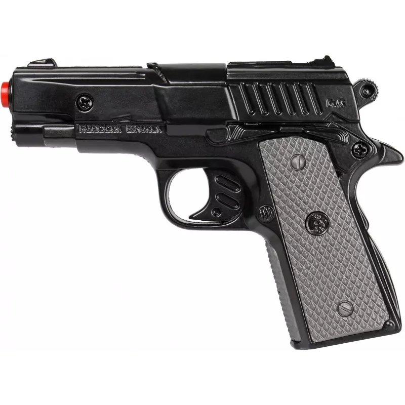 Pistola de polícia de brinquedo em metal Pulio modelo 15546/6 – design realista, construção robusta