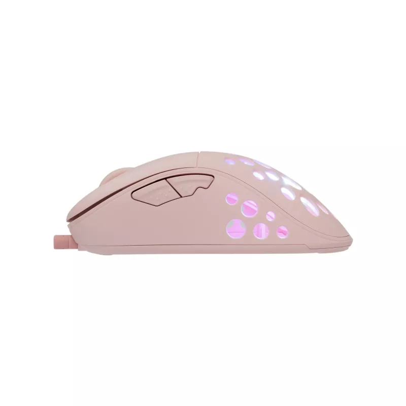 Rato White Shark GM-5013 Azrael rosa USB