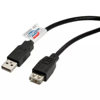 ROLINE Cabo USB 2.0, Type A-A, macho/fêmea 1,8m (11.02.8948)