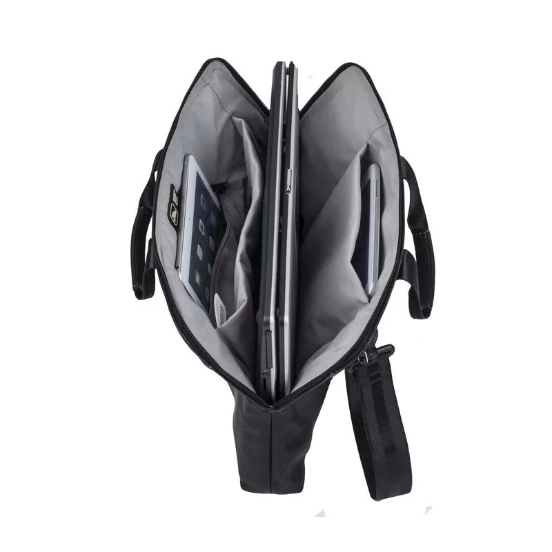 Rivacase Orly 8930 bolsa para portátil de 15,6 polegadas (39,6 cm), PU, preta