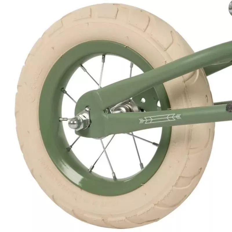 Bicicleta de equilíbrio HUFFY Vintage 10 polegadas verde – HUFFY 27284W, rodas de 10 polegadas, bicicleta de aprendizagem sem pedais