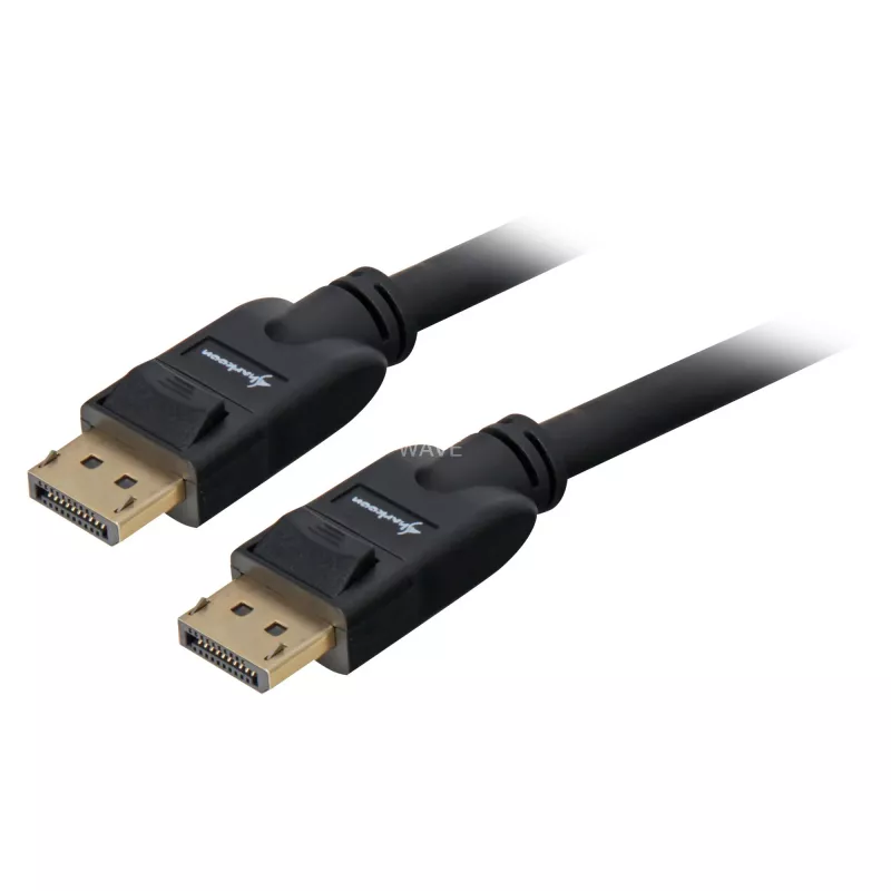 Cabo DisplayPort Sharkoon 1.3, 4K, 1 m, preto