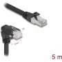 Cabo de rede DeLOCK preto 5 m Cat6 SF/UTP RJ-45