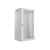 Armário de rede Lanberg WF01-6422-10S 22U montagem na parede cinzento