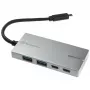 Adaptador USB 3.1-C SILVERSTONE SST-EP09C – conectividade USB-C para USB-A, acabamento prateado