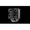 Arrefecedor de ar DeepCool AK500S Digital SE — ventoinha de 120 mm, compatível com soquetes LGA1700/AM5/AM4 e Intel LGA115x/1200, preto