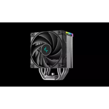 Arrefecedor de ar DeepCool AK500S Digital SE — ventoinha de 120 mm, compatível com soquetes LGA1700/AM5/AM4 e Intel LGA115x/1200, preto
