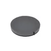 Almofada de assento MDH DRQE3M0BBXXXP — almofada redonda de espuma com gel de refrigeração, Ø 390 mm, altura 50 mm, cinzento, carga máx. 120 kg