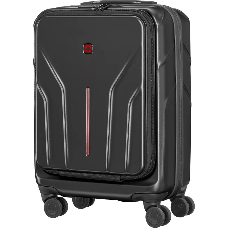 Trolley de cabine compacto de concha rígida Wenger Amplix 653323 — preto, compacto