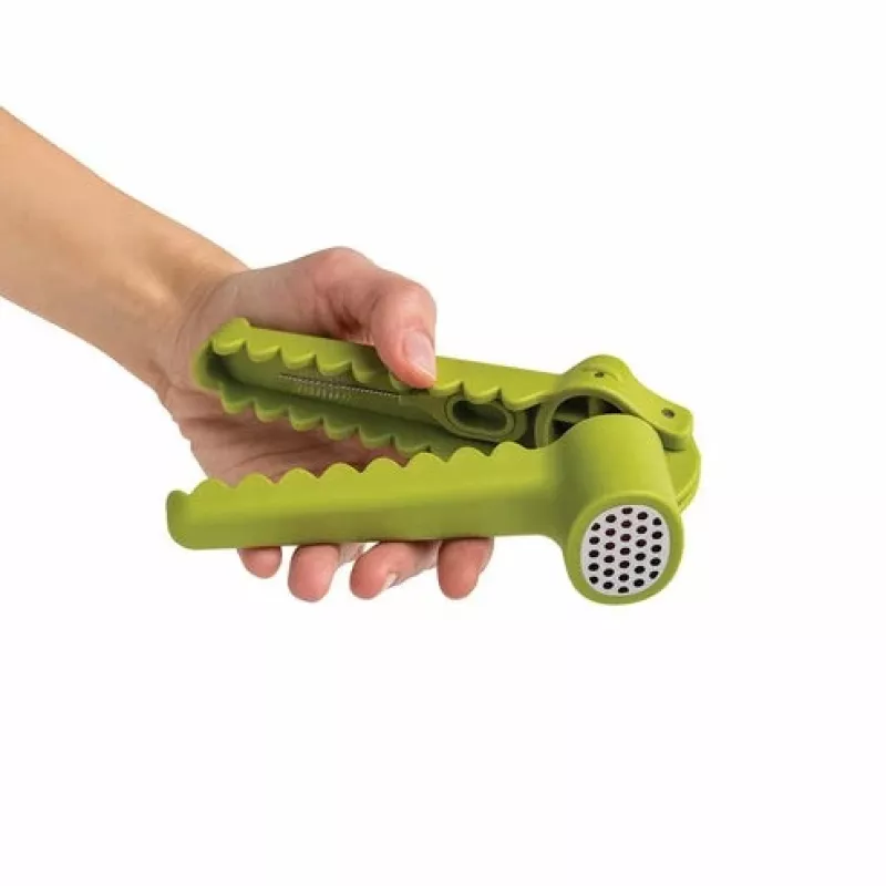 Espremedor de alho com cabo Ototo Design Garligator verde plástico aço