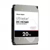 WD Ultrastar DC HC560 - Disco rígido - 20TB - interno - 3.5 (8,9 cm) - SAS 12Gb/s - 7200 rpm - Buffer: 512MB (0F38652)