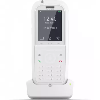 Snom M90 Auscultador DECT com identificação de chamadas Branco