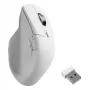 Rato Keychron M6 destro RF sem fios + Bluetooth + USB-C ótico 30000 DPI branco