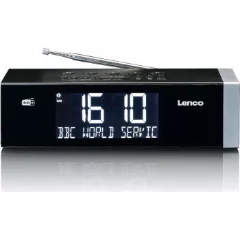 Rádio-despertador Lenco CR-640BK DAB+ com Bluetooth 5.0 e ecrã LCD